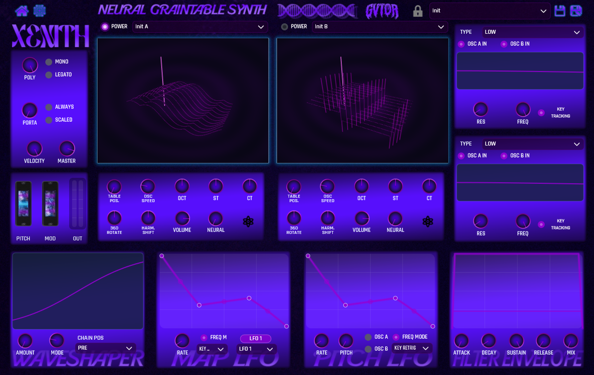 XENITH main interface